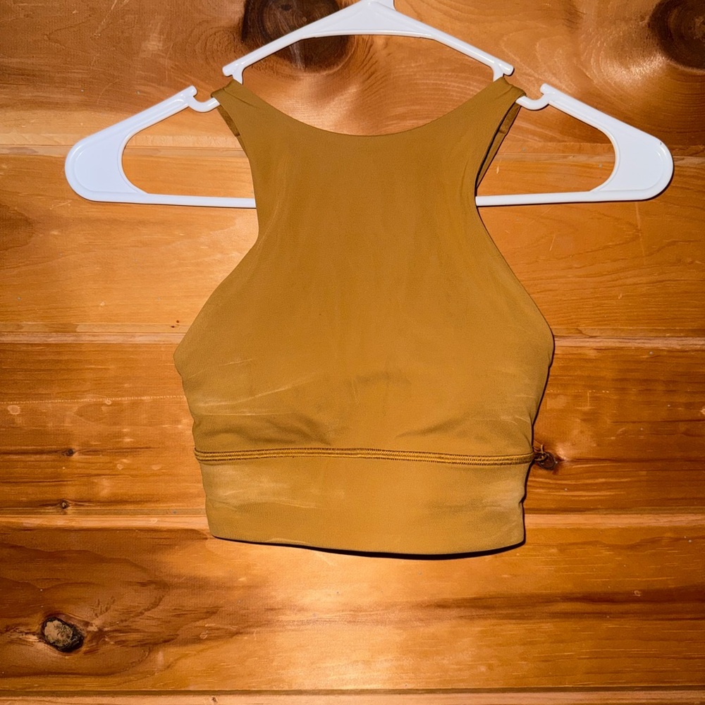 Lululemon Athletica Mustard Tank Top
